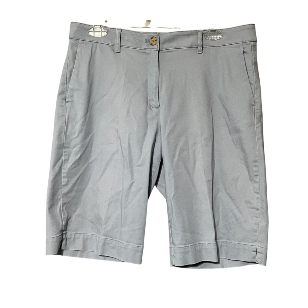 J Jill Light Blue Bermuda Shorts Size 10 Stretch‎ Casual Summer Comfort